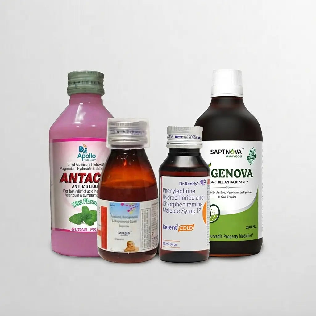 Syrup medicines and liquid oral medicines online at Medfy