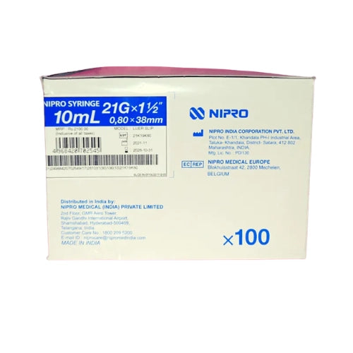 10ml Syringe with 21G Needle > Syringe & Needle