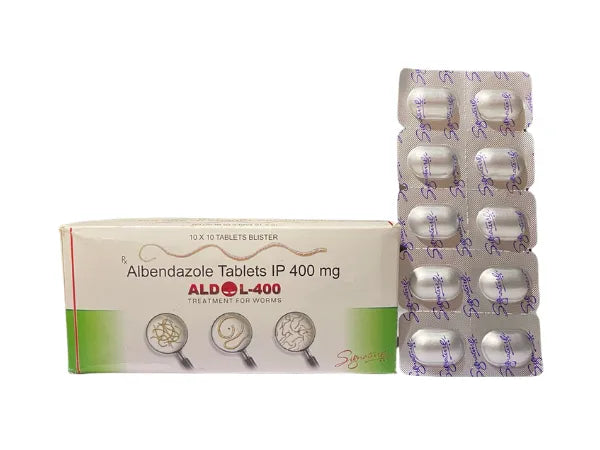 Albendazole 400mg Tablets > Strip Medicine