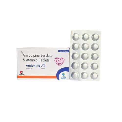 Amlodipine 5mg and Atenolol 50mg > Strip Medicine