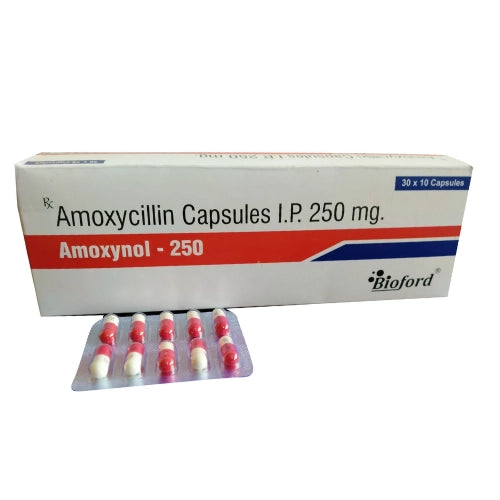 Amoxycillin Trihydrate 250mg Capsules > Strip Medicine