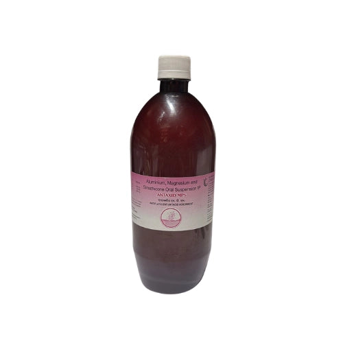 Antacid - Dried Aluminium Hydroxide 250mg, Magnesium Hydroxide 250mg  and Dimethyl Siloxane Oral  Suspension > Syrups & Solutions
