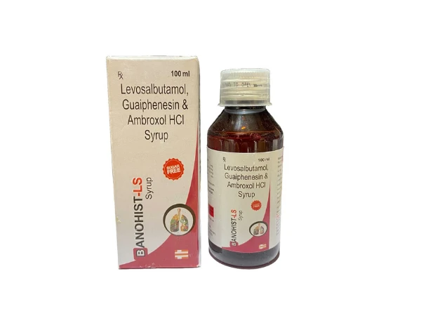 Cough Syrup - Levosalbutamol Sulphate 1 mg  , Ambroxol Hydrochloride 30 mg and Guaiphenesin 50 mg > Syrups & Solutions
