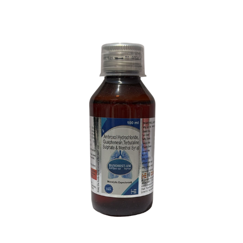 Cough Syrup - Terbutaline sulphate 1.25 mg , Bromhexine hydrochloride 4 mg and Guaiphenesin 50 mg > Syrups & Solutions