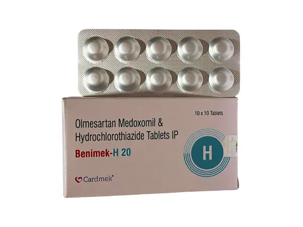 Olmesartan 20mg and Hydrochlorothiazide 12.5mg > Strip Medicine