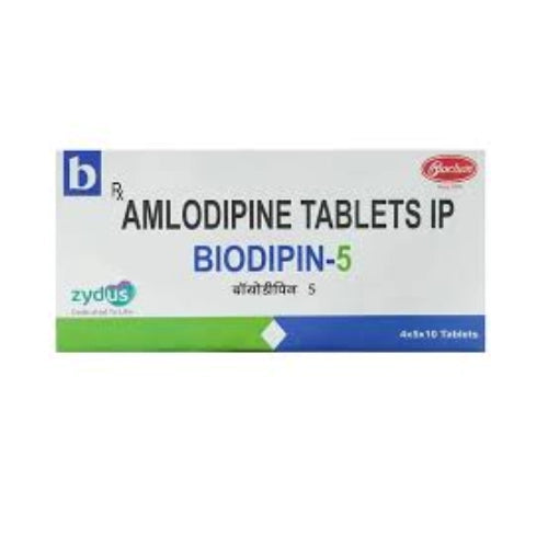 Amlodipine 5mg > Strip Medicine