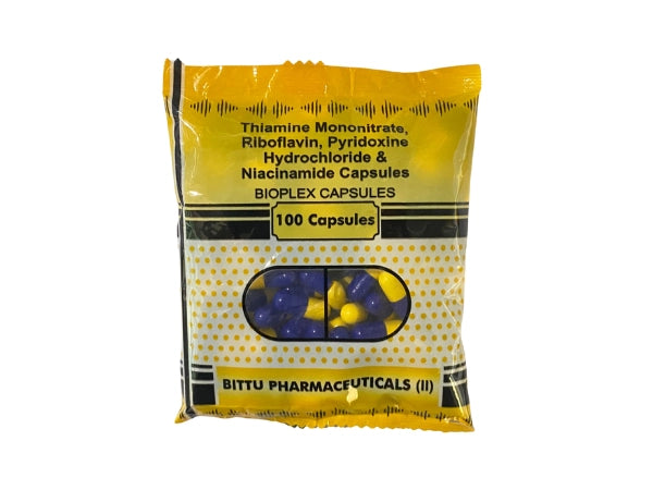 B Complex Capsules - Thiamine Mononitrate 10mg , Riboflavine 10mg, Pyridoxine HCl 0.5mg and Niacinamide 10mg > Loose Pack