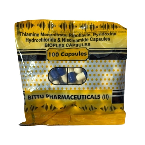 B Complex Capsules - Thiamine Mononitrate 10mg , Riboflavine 10mg, Pyridoxine HCl 0.5mg and Niacinamide 10mg > Loose Pack
