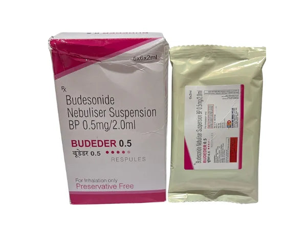 Budesonide Nebuliser Suspension 0.5 mg BP > Respiratory Aids