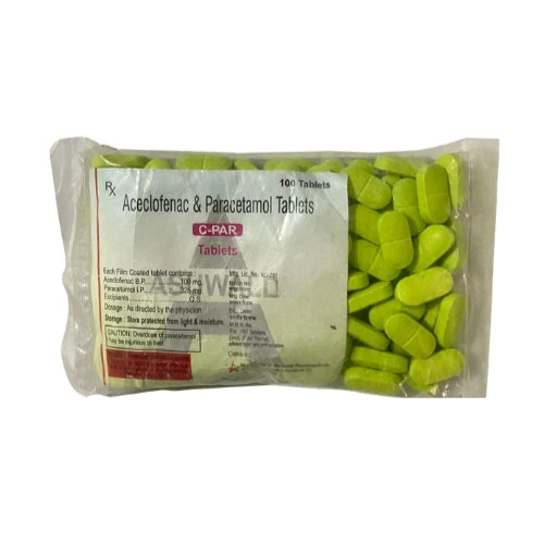 Aceclofenac 100 mg and Paracetamol 325 mg > Loose Pack