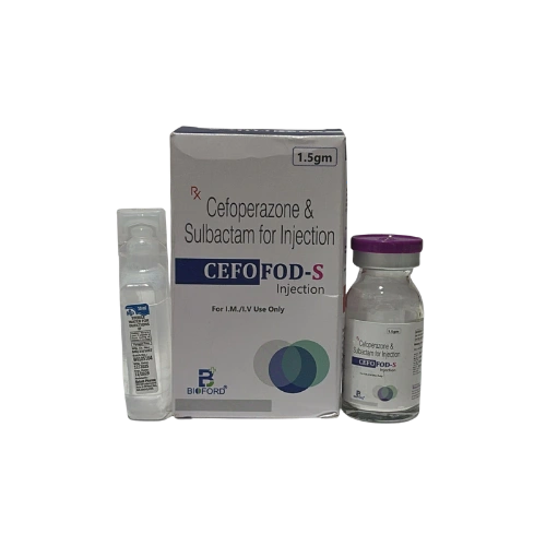 Cefoperazone 1000mg + Salbactam 500mg Injection > Injectables