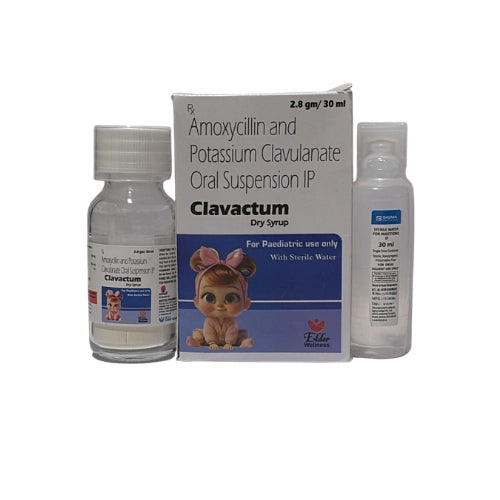 Amoxycillin Trihydrate 200mg and Potassium Clavulanate 28.5mg Suspension 3.3gm/30ml > Syrups & Solutions