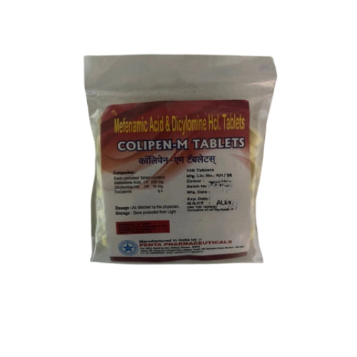 Mefenamic 250 mg and Dicyclomine HCL 10mg > Loose Pack