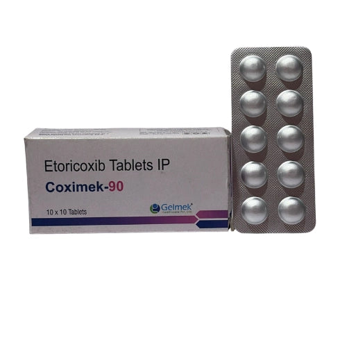 Etoricoxib 90mg Tablets > Strip Medicine