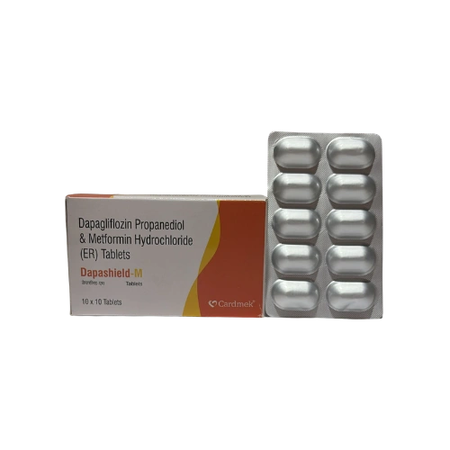 Dapagliflozin 10mg , Metformin 500mg Extended Release Tablets > Strip Medicine