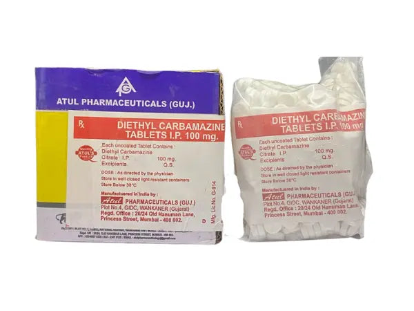 Diethyl Carbamazine Citrate 100mg > Loose Pack