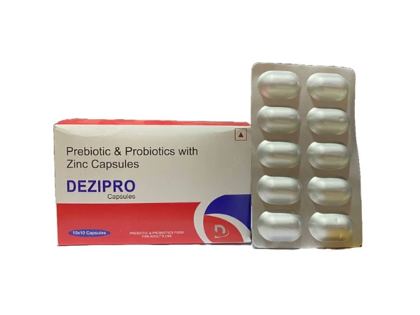 Prebiotic, Probiotic and Zinc 17mg Capsules > Strip Medicine