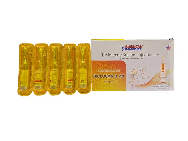 Diclofenac Sodium 25mg Injection > Injectables
