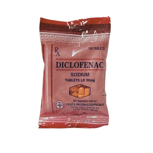 Diclofenac Sodium 50mgTablets > Loose Pack