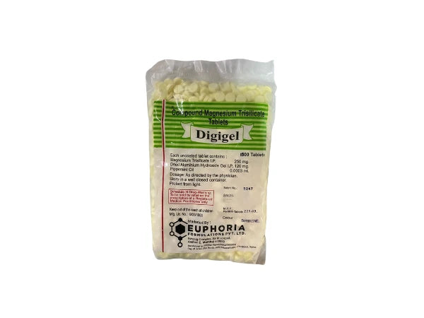 Compound Magnesium Trisilicate 250mg and Dried Aluminium Hydroxide Gel 120mg Tablets