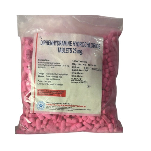 Diphenhydramine 25MG Tablets > Loose Pack