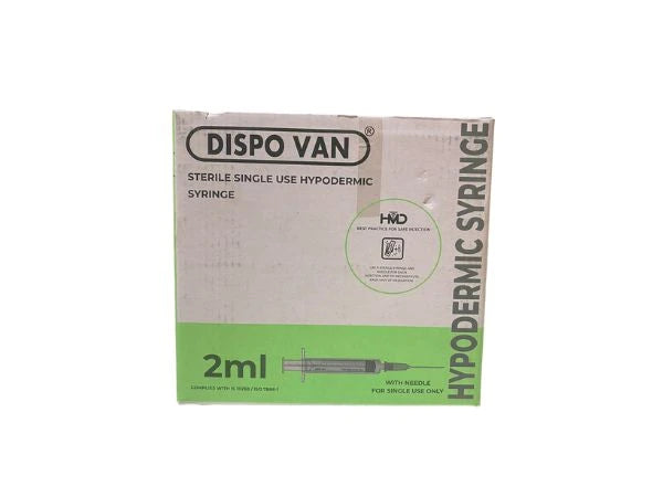 2ml  Syringe With 24G Needle > Syringe & Needle