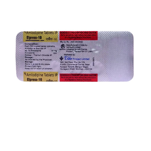 Amlodipine 10mg Tablets > Strip Medicine