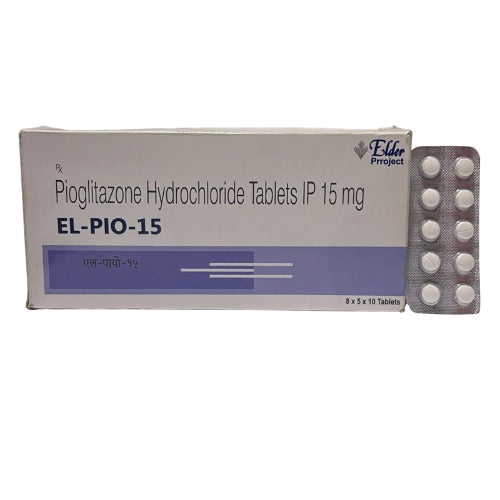 Pioglitazone 15mg Tablet > Strip Medicine