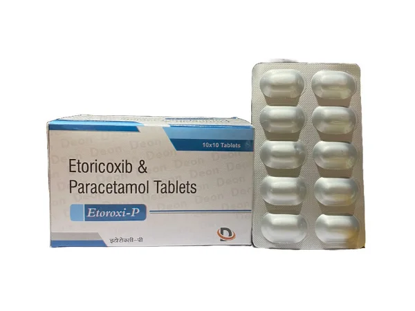 Etoricoxib 60 mg and Paracetamol 325 mg > Strip Medicine