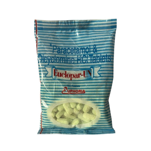 Dicyclomine hydrochloride 20 mg and Paracetamol 325 mg > Loose Pack