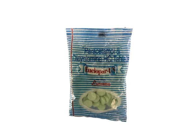 Dicyclomine hydrochloride 20 mg and Paracetamol 325 mg > Loose Pack