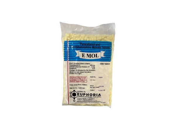 Anti-Cold - Paracetamol 325mg and Chlorpheniramine Maleate 2mg > Loose Pack