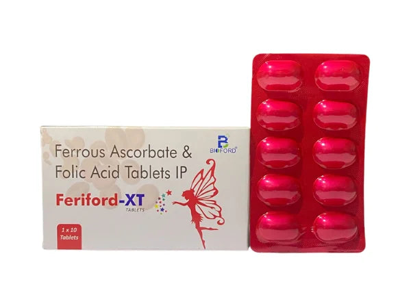 Ferrous Ascorbate 100mg , Folic Acid 1.5mg and Zinc Sulphate 22.5mg > Strip Medicine