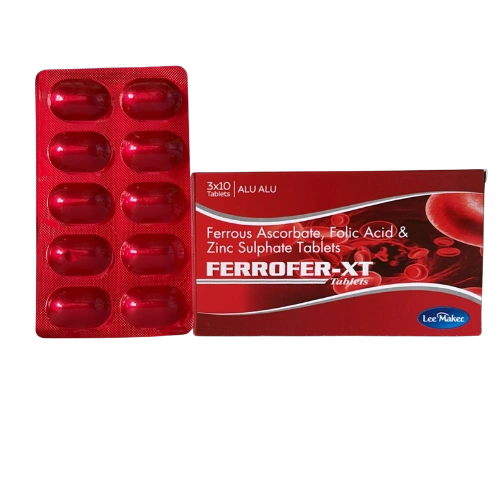 Ferrous Ascorbate 100mg , Folic Acid 1.5mg and Zinc Sulphate 22.5mg > Strip Medicine
