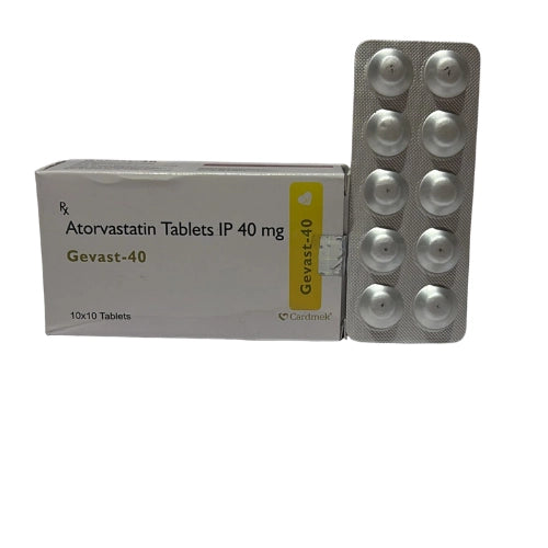 Atorvastatin 40mg Tablets > Strip Medicine