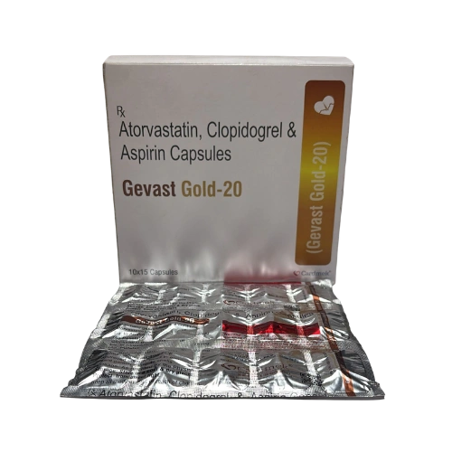 Atorvastatin 20mg , Clopidogrel 75mg and Aspirin 75mg > Strip Medicine