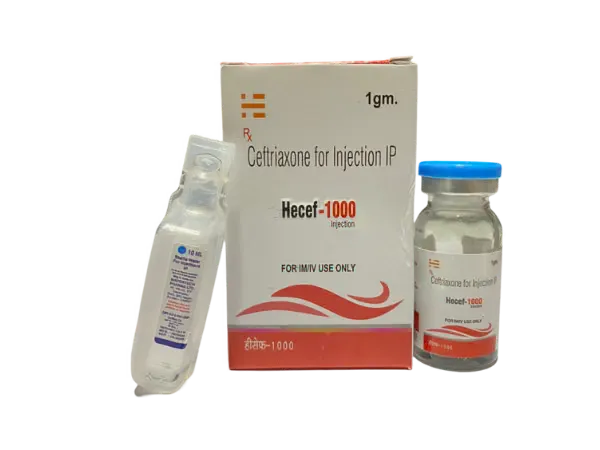 Ceftriaxone 1000mg Injection > Injectables