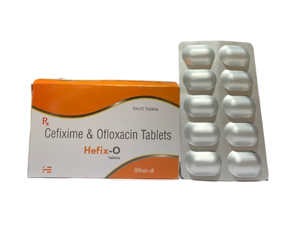 Cefixime 50 mg and Ofloxacin 50 mg > Strip Medicine