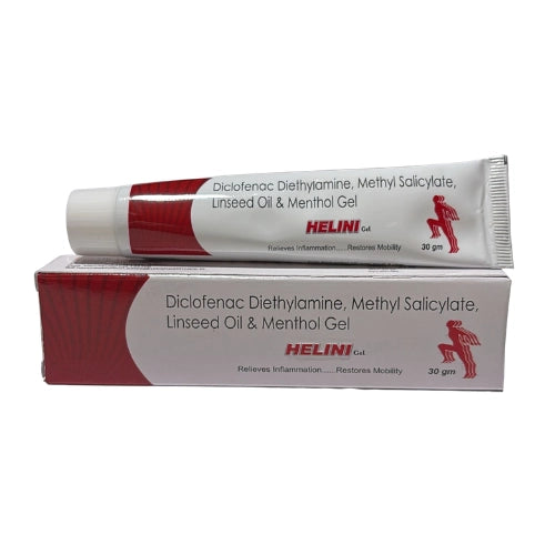 Diclofenac Diethyamine,Mehtyl salicylate,mentholGel and linseed oil > Derma Products