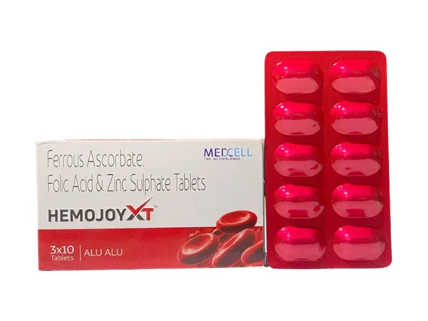 Ferrous Ascorbate 100mg , Folic Acid 1.5mg and Zinc Sulphate 22.5mg > Strip Medicine