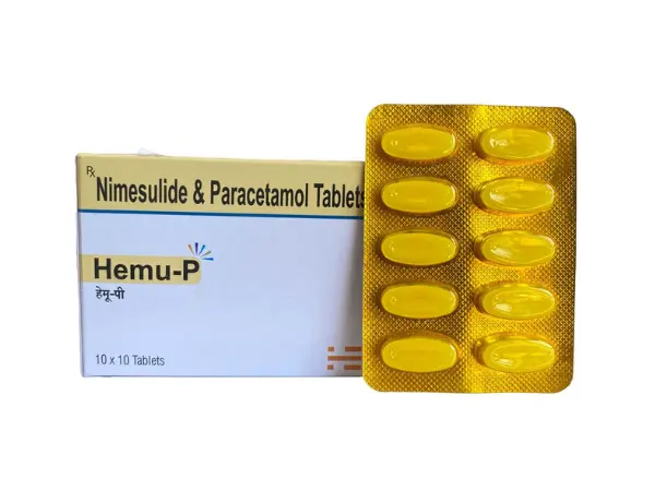 Paracetamol 325mg Nimesulide 100mg > Strip Medicine