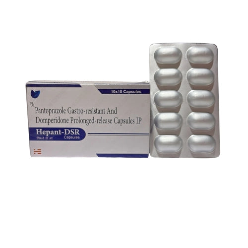 Pantoprazole Gastro-resistant 40 mg and Domperidone 30 mg  prolonged-release > Strip Medicine
