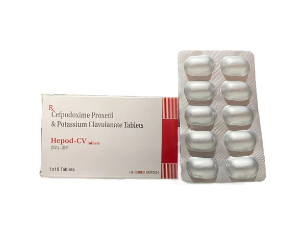 Cefpodoxime Proxetil 200mg and Potassium Clavulanate 125mg > Strip Medicine