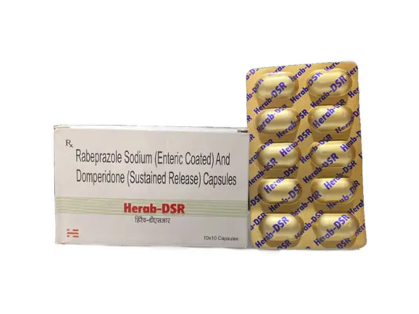 Rabeprazole Sodium 20 mg and Domperidone 30 mg > Strip Medicine