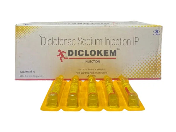 Diclofenac Sodium 25mg Injection > Injectables
