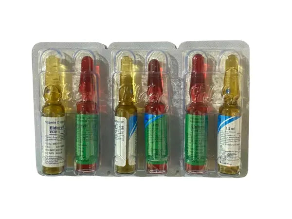 Multivitamin-Vitamin C 15mg, Vitamin B12 2500mcg, Folic Acid 0.7mg and Niacinamide 12mg Injection > Injectables