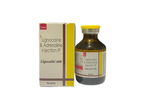 Lignocaine 21.3mg, Adrenaline 0.005mg, Sodium Chloride 6mg, Sodium Metabisulphite 0.5mg, Methyl Paraben 1.0mg Injection > Injectables