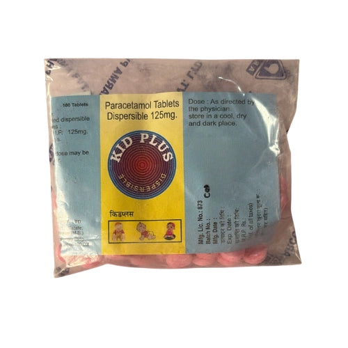 Paracetamol 125mg Dispersible Tab > Loose Pack