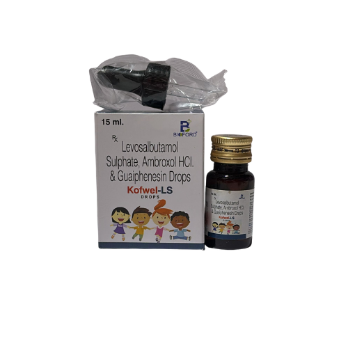 Levosalbutamol Sulphate 0.25 mg ,Ambroxol Hcl 7.5 mg and Guaiphenesin 12.5 mg Drops > Syrups & Solutions