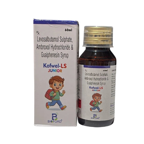Levosalbutamol 0.5mg, Ambroxol HCl 15mg, and Guaiphenesin 50mg Syrup > Syrups & Solutions